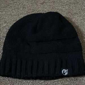 Stylish Black Knit Beanie